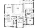 Schematic of the second floor, featuring multiple bedrooms, bathrooms and open living spaces at 444 Lower Shoreline Ct Sw, Marietta, GA 30064