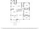 First floor plan featuring a spacious layout with kitchen, dining area, living room, bedrooms, and sunroom at 1448 N Highland Ne Ave, Atlanta, GA 30306