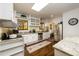 Bright kitchen with white cabinets, granite countertops, and stainless steel appliances at 1448 N Highland Ne Ave, Atlanta, GA 30306