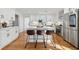 Spacious kitchen featuring an island, stainless steel appliances, and sleek countertops at 969 Parsons Sw St, Atlanta, GA 30314