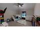 A bedroom with a bunk bed, crib, play area, and colorful decor at 261 Webster Lake Dr, Temple, GA 30179