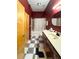 Bathroom boasts a modern vanity, black and white tile, and a combined tub and shower at 2630 Talley St # 426, Decatur, GA 30030