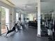 Well-equipped gym with treadmills, free weights, and a mirrored wall at 2630 Talley St # 426, Decatur, GA 30030