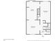 First floor plan featuring a kitchen, living room, Gathering room, and bathroom at 1496 Leafmore Pl, Decatur, GA 30033