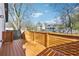 Open-air deck with wood railings and a view of the neighborhood at 793 Joseph E Boone Nw Blvd, Atlanta, GA 30314