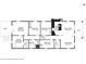 Detailed floor plan showcasing the layout with dimensions of the kitchen, living room, bedrooms, and bathrooms at 793 Joseph E Boone Nw Blvd, Atlanta, GA 30314