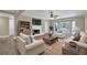 Cozy living room featuring a fireplace, comfortable seating, and ample space for relaxation at 2000 Mcconnell Rd, Grayson, GA 30017