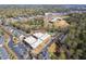 Aerial view of the community, showcasing the well-maintained grounds and nearby amenities at 1846 Liberty Ln, Roswell, GA 30075