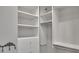Organized closet features custom shelving and drawers at 6739 Encore Blvd, Atlanta, GA 30328