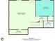 Detailed basement floor plan showcasing recreation room, bedroom, bathroom, and storage layout at 6739 Encore Blvd, Atlanta, GA 30328