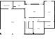 Floorplan of the home's first floor with a garage, electrical room, garage, and walk in closet at 174 Whetstone Way, Villa Rica, GA 30180