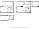 Detailed floor plan layout showcasing living room, kitchen, dining area, laundry, bath, hall, and staircase at 407 The Crossings Ln, Woodstock, GA 30189