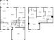 Detailed floorplan showcasing layout of rooms, including bedrooms, living spaces, kitchen, and garage at 1436 Maston Rd, Auburn, GA 30011