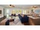 Finished basement with comfortable seating and a dining area, perfect for entertaining at 110 Mountain Laurel Ct, Canton, GA 30114
