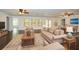Finished basement with comfortable seating and a dining area, perfect for entertaining at 110 Mountain Laurel Ct, Canton, GA 30114