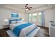 Inviting main bedroom featuring lots of natural light and a comfortable bed at 110 Mountain Laurel Ct, Canton, GA 30114