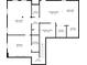 Basement floor plan featuring a Gathering room, bedroom, kitchen, and exercise room at 708 Larkspur Nw Blvd, Acworth, GA 30102