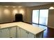 Cozy living area with modern fireplace, track lighting and sliding glass doors to private balcony at 2211 Surrey Se Ct, Marietta, GA 30067