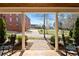 View from the front porch overlooking a beautifully landscaped lawn and scenic surroundings at 4121 N Swann St, Covington, GA 30014