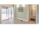 Dining room with access to the backyard and a hallway at 1334 Jennie Sw Ln, Lilburn, GA 30047
