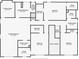 Floorplan of the second story of the house with measurements at 15 Glen Echo Dr, Covington, GA 30016