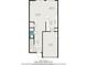 Floorplan with 1442 sq ft includes living spaces, kitchen, bath, foyer, and garage at 2728 Keystone Gates Ct, Lithonia, GA 30058