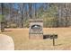 A stone entrance sign that reads Keystone Gates with a smaller sign: NO SOLICITING at 2728 Keystone Gates Ct, Lithonia, GA 30058