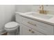 Bathroom features modern fixtures and a sleek vanity at 5010 Hyde Way, Cumming, GA 30040