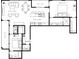 An apartment floor plan detailing the layout including the kitchen, bathroom, bedroom, living areas, and entry at 567 Ponce De Leon Ne Ave # 501, Atlanta, GA 30308
