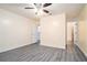 Spacious bedroom highlighting the layout and bathroom access at 417 Ridge Creek Dr, Clarkston, GA 30021
