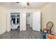 Bedroom with double closets, great light, and hardwood-style floors at 417 Ridge Creek Dr, Clarkston, GA 30021