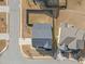 Aerial view of property showing roof, yard, and surrounding neighborhood at 2650 Longacre Park Way, Lawrenceville, GA 30044
