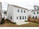 View of the backyard with a cozy patio, perfect for outdoor relaxation and entertaining at 3739 Silvery Way, Powder Springs, GA 30127
