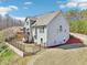 Backyard view featuring deck and fenced yard with privacy at 110 Canyon Ridge Trl, Canton, GA 30114