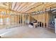 Unfinished basement with exposed framing and utilities offering ample space for customization and storage at 110 Canyon Ridge Trl, Canton, GA 30114