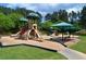 Community playground with slides and climbing structures, perfect for hours of outdoor fun and play at 172 Knightwood Point, Acworth, GA 30101