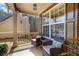 Cozy porch with comfortable seating and views of the surrounding neighborhood at 172 Knightwood Point, Acworth, GA 30101