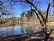 Scenic lake view with trees and reflections, creating a serene and natural landscape at 2504 Loch View Sw Ct, Conyers, GA 30094