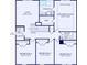 Second floor floor plan featuring the Owner's Suite, Loft, Laundry Room and other bedrooms and baths at 1629 Tide Mill Rd, Cumming, GA 30040