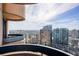 Stunning city view from the balcony showcasing modern architecture and clear blue skies at 75 14Th Ne St # 3830, Atlanta, GA 30309