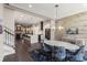 Open-concept dining room featuring modern decor and stylish furnishings at 103 Birch St, Decatur, GA 30030