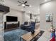 Stylish living room with a fireplace, comfortable seating, and open layout at 103 Birch St, Decatur, GA 30030