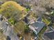 An aerial view of the property showcasing the yard, street, and neighborhood at 1277 Mcpherson Se Ave, Atlanta, GA 30316
