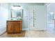 Bathroom featuring a vanity with glass bowl sink at 912 Fire Thorn Dr, Hampton, GA 30228