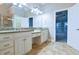 Bathroom featuring double sinks, granite counters and tile floors at 912 Fire Thorn Dr, Hampton, GA 30228