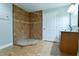 Bathroom featuring a tiled walk-in shower, vanity with vessel sink, and tile floor at 912 Fire Thorn Dr, Hampton, GA 30228