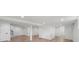 Finished basement boasts neutral paint and wood-look floors with lots of entertaining space at 3951 Covered Bridge Sw Rd, Smyrna, GA 30082