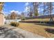 Backyard featuring a lawn and retaining wall at 3655 Autumn Ridge Pkwy, Marietta, GA 30066