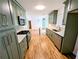 Modern kitchen with stainless steel appliances, new countertops and updated cabinetry at 4430 Locksley Rd, Tucker, GA 30084