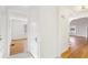 Hallway entrance to room features beautiful hardwood flooring at 2654 Jefferson Ter, Atlanta, GA 30344